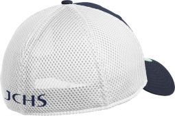 New Era Youth Stretch Mesh Cap, Navy/White